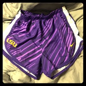LSU Nike shorts