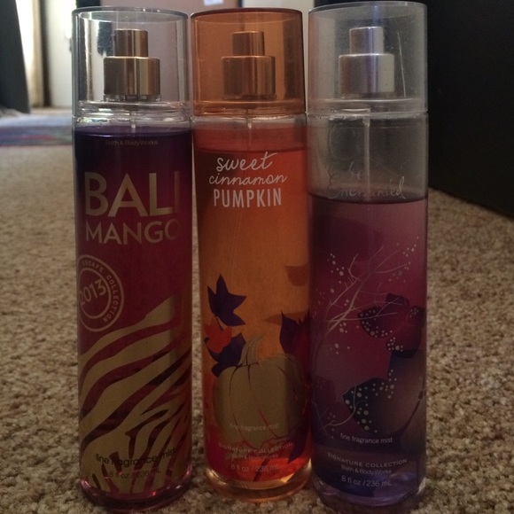 B&BW fine fragrance mist trio