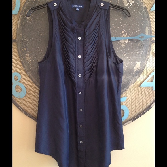 Tops - Martin + Osa silk blouse