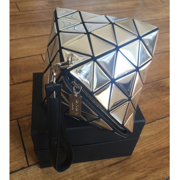 BaoBao Platinum Cube Clutch