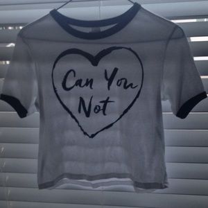 Can you not slightly cropped top