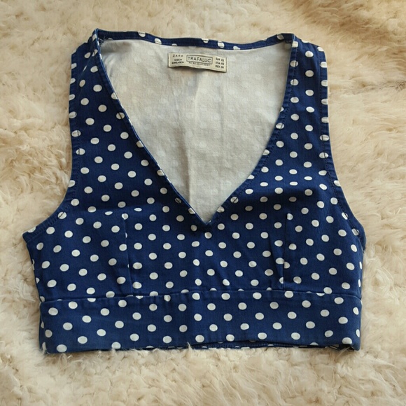 Denim crop top