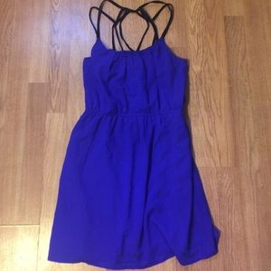 Vivid blue dress