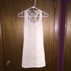 White bodycon dress