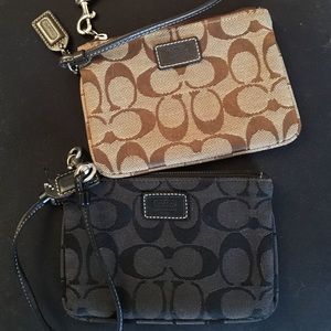Coach wristlets