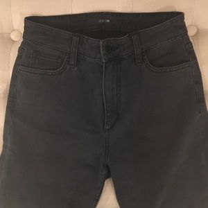 Joes high rise charcoal denim pants