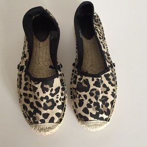 H&M Leopard Espadrilles
