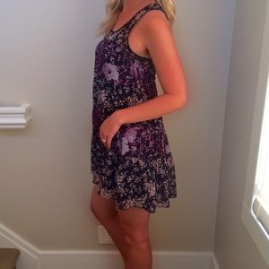 Kimchi Blue Purple Floral Sundress