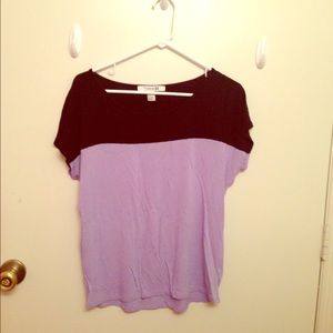 Forever 21 Black & Lavender Tee