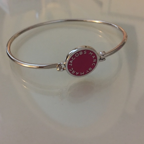 Marc by Marc Jacobs Pink and Silver Bangle