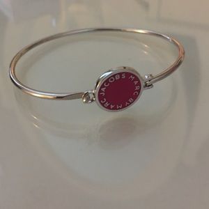 Marc by Marc Jacobs Pink and Silver Bangle