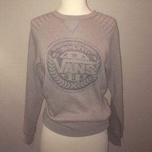 Grey vans sweater