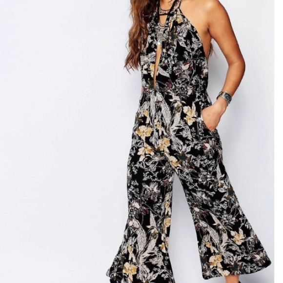 free people halter jumpsuit