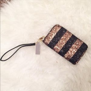 Sequined Phone Wristlet