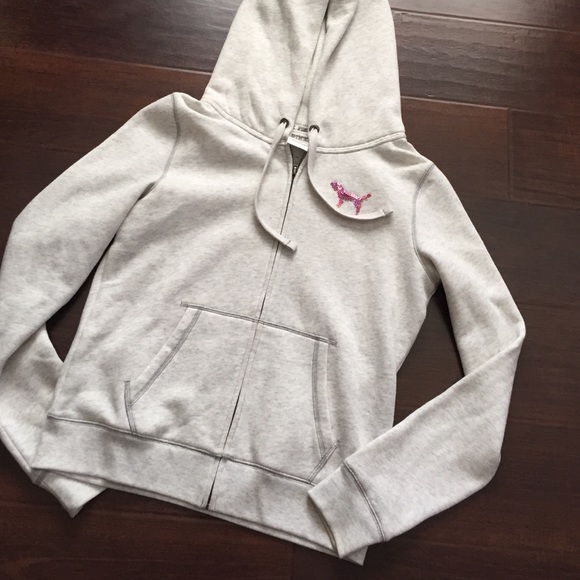 Pink bling hoodie - Picture 2 of 2