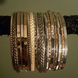 18 Bangles Total! Its always fun to accessorize