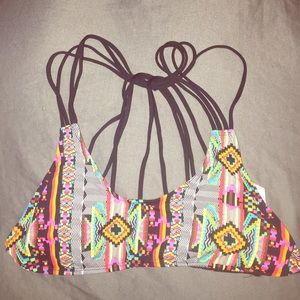 Colorful Abstract Swim Top