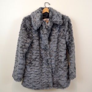 Forever21 Faux Chinchilla Coat