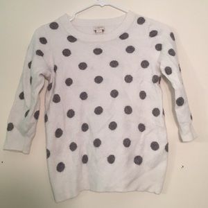Cute J. Crew polka dot sweater