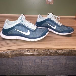 Cheetah blue nikes