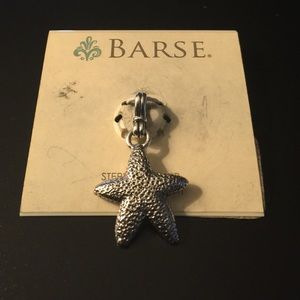 Barse Sterling Sliver Starfish Pendant.