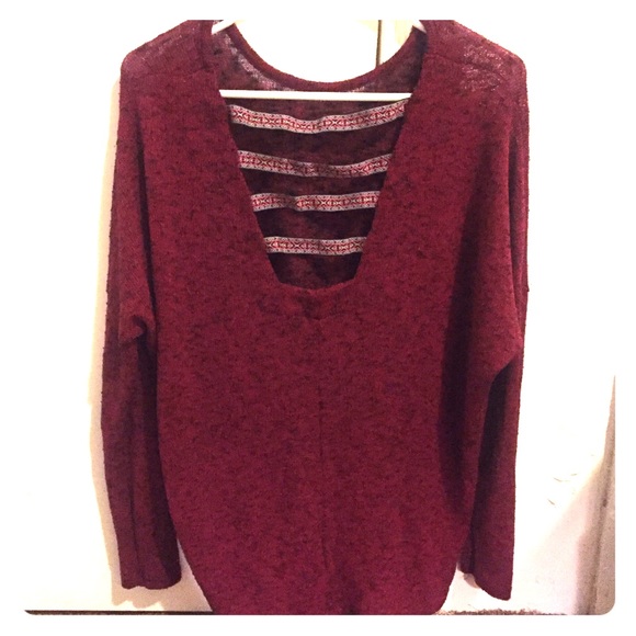 Francesca's  strappy back sweater