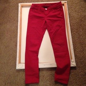 American Rag Red Skinny Jeans