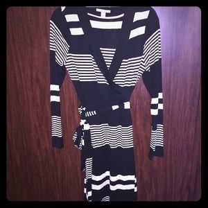 Women's Banana Republic Striped Wrap Dress