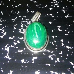 Natural Malachite Gemstone Pendant