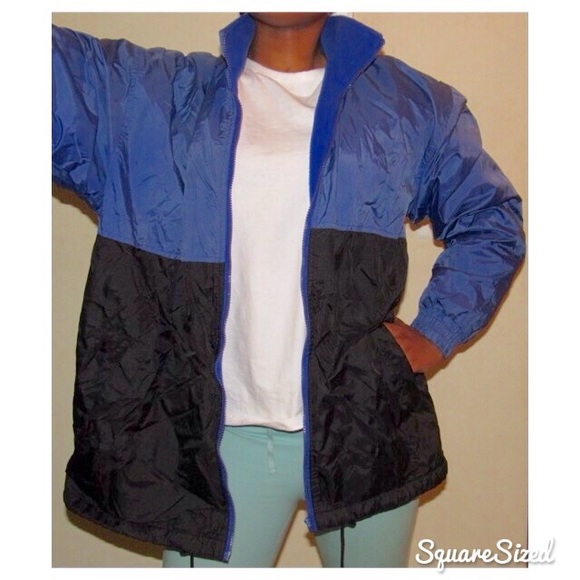 Unisex vintage windbreaker