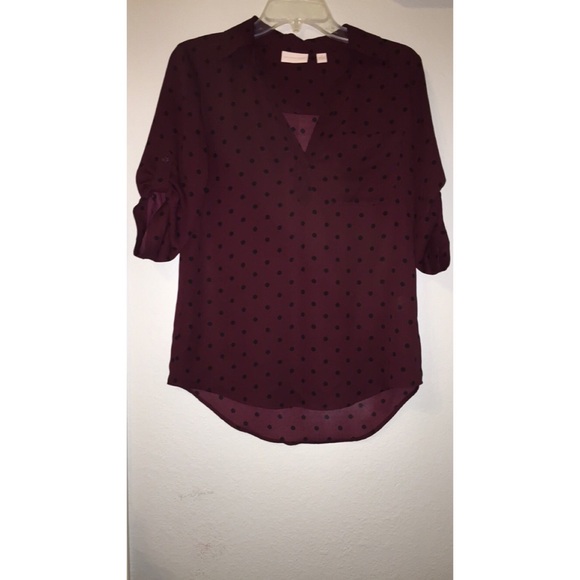 Maroon shirt