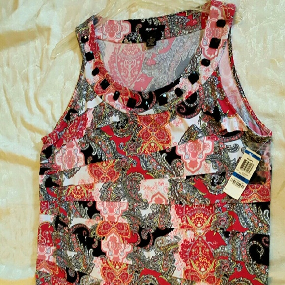 Style & Co layered dress size XL NWT SLEEVLESS