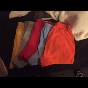 5 set Soffe shorts