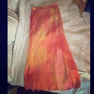 Maxi skirt - watercolor looking