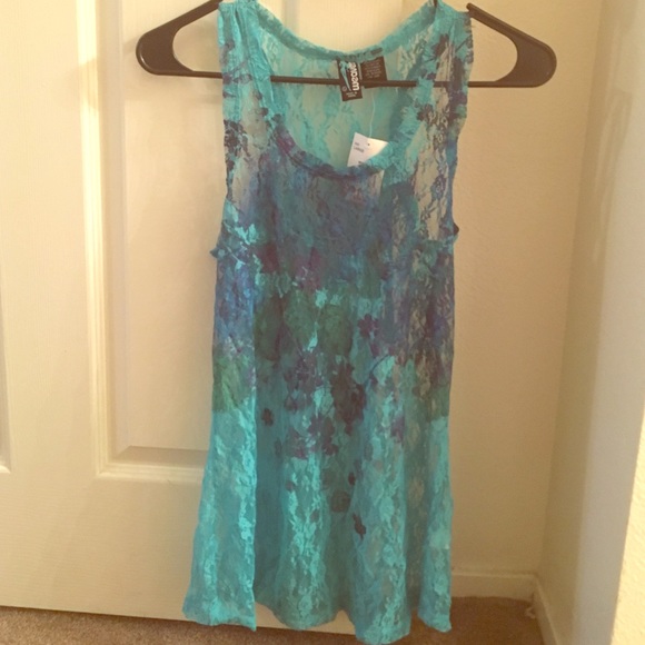 See through floral shirt