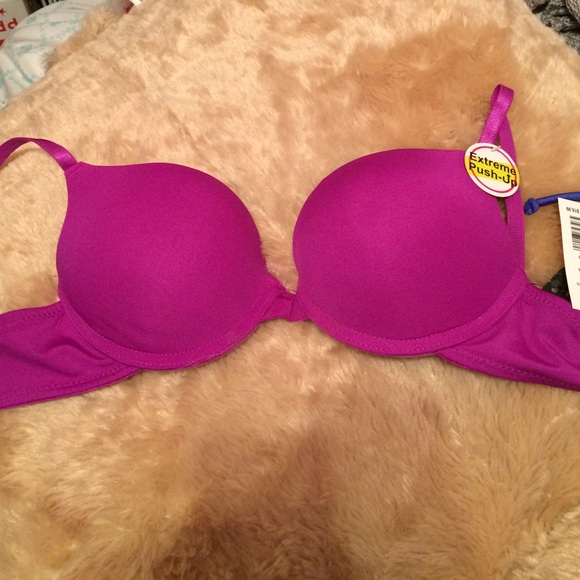 Adds two cups push up bombshell bra