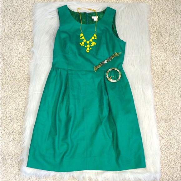 Emerald Green JCrew Dress
