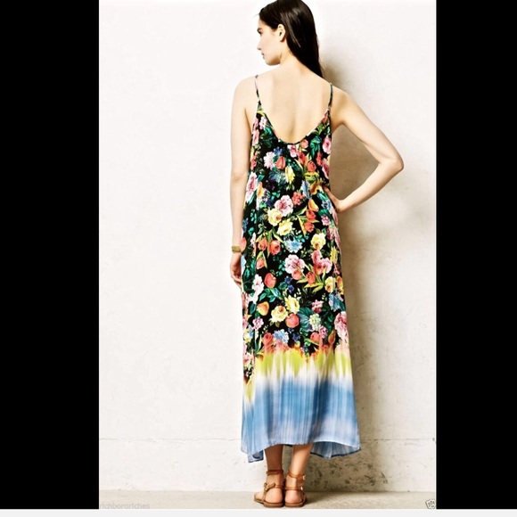 Anthropologie / Bathing Suit Cover Up Maxi Dress L - Picture 2 of 3