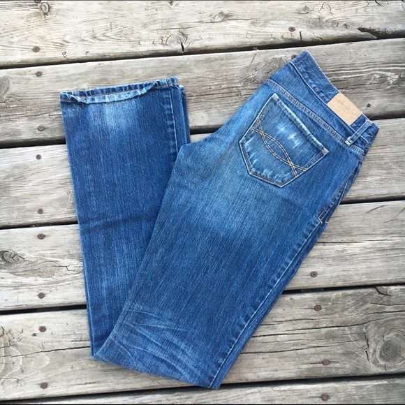 Abercrombie & Fitch Denim - A&F Distressed flare jeans