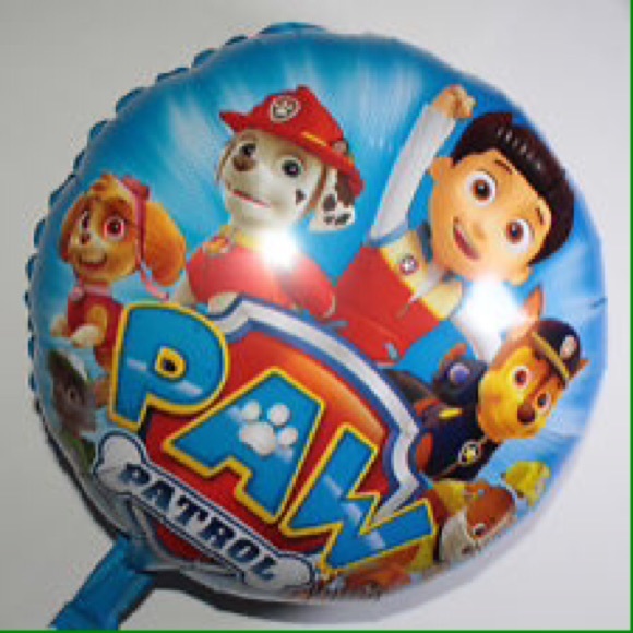 Paw patrol birthday balloons