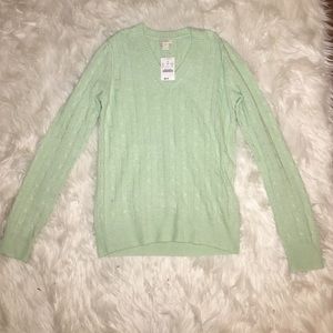 Mint Green Jcrew sweater!