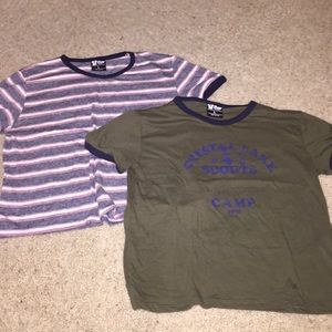 Two cotton on t shirts