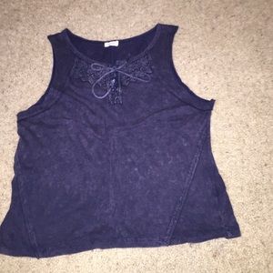 Navy blue tank