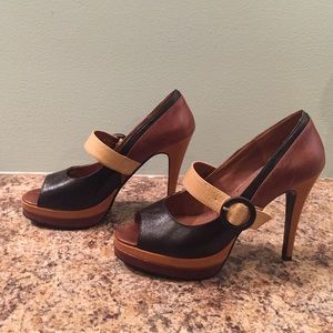 Brown heels