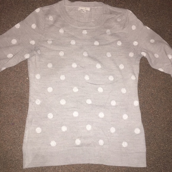 Pokadot 3/4 length sleeve sweater