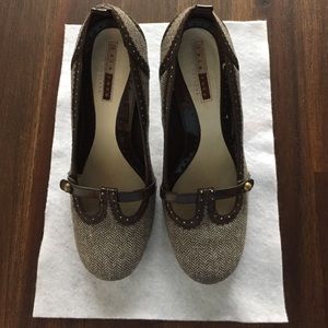 Lela Rose capsule collection brown heel