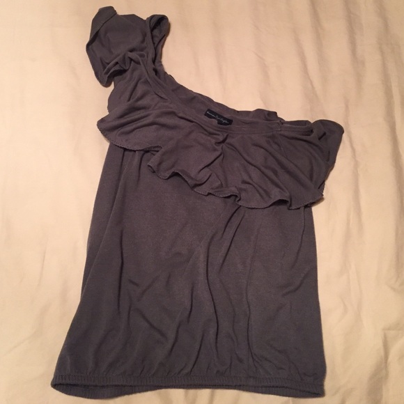 One-Shoulder Ruffle Tank