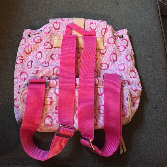 Cute Pink Guess Backpack