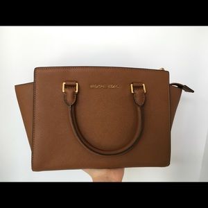 Michael Kors Nude Leather Purse