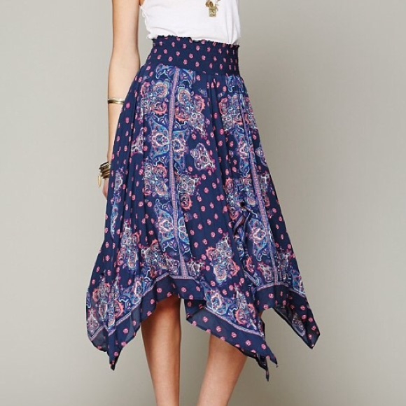 **SOLD** Free People Fly Away Patterned Floral